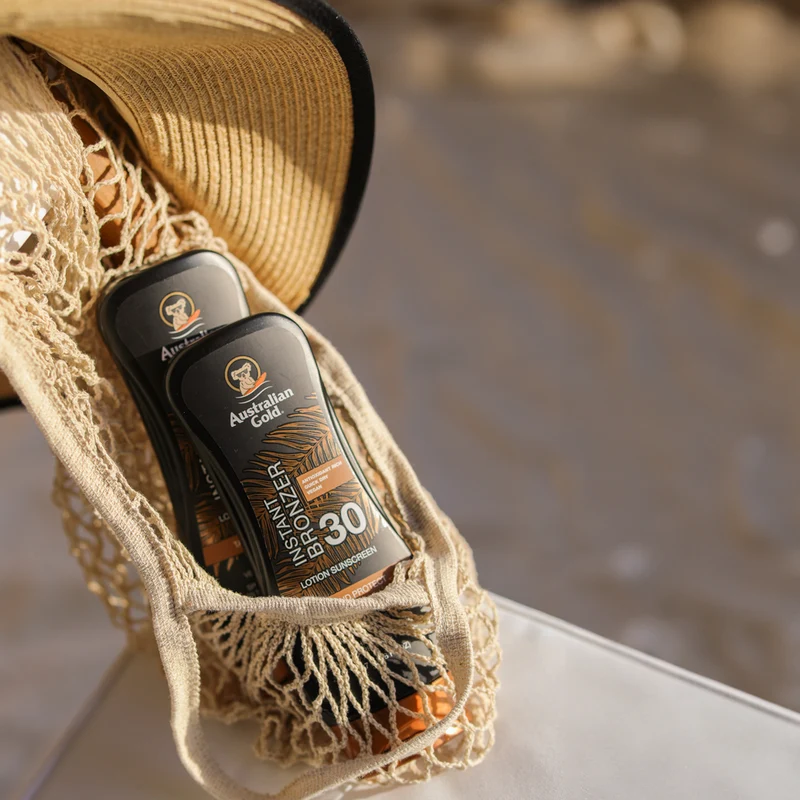 Australian Gold SPF30 Zonnebrand Lotion + Bronzer 237 ml
