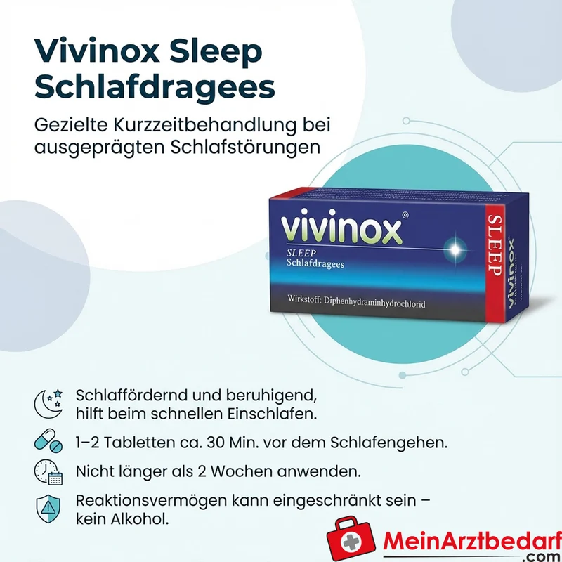 Vivinox Sleep Schlafdragees 20 Stück, 20 Stk.
