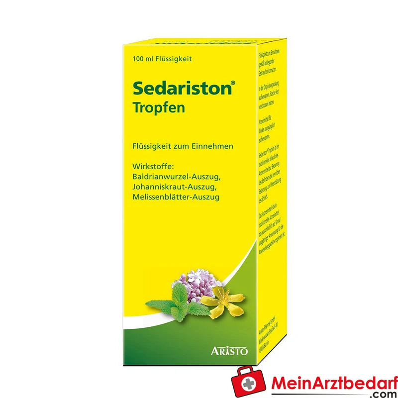 Sedariston Tropfen Auszüge aus Baldrian, Johanniskraut und Melisse