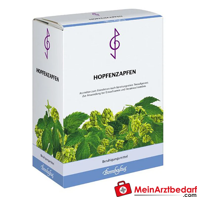 Bombastus Hopfenzapfen (Hopfenblüten) Tee zum Aufbrühen, 50 g
