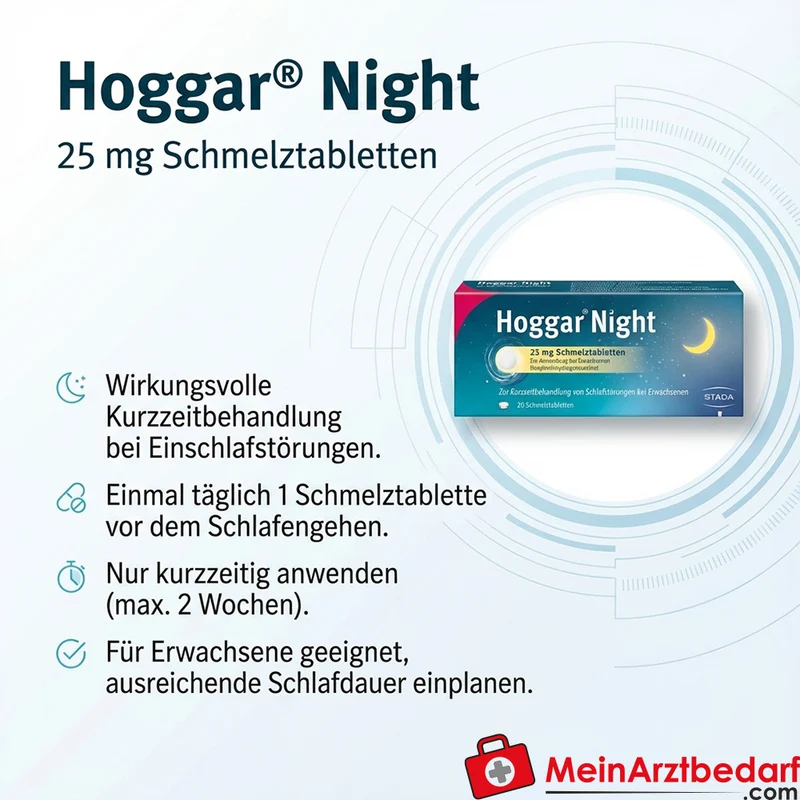 Hoggar Night Doxylamin 25 mg Schmelztabletten