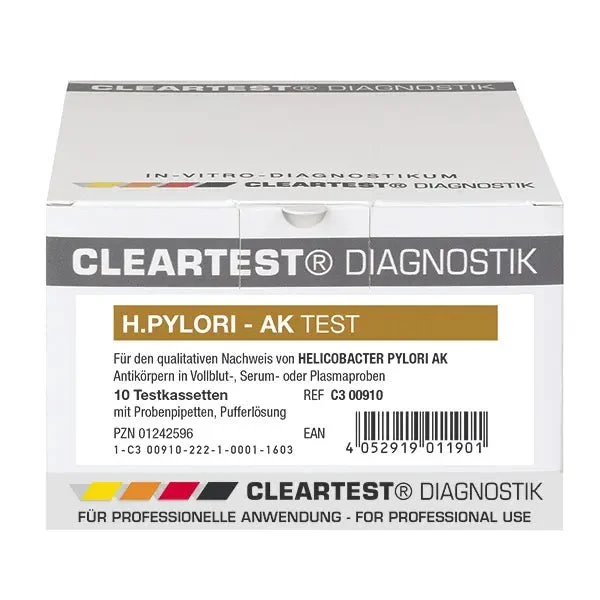 Cleartest Pylori Testkassetten