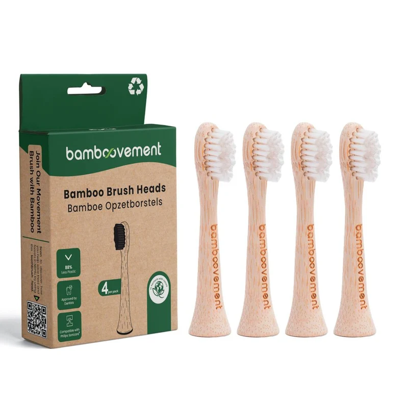 Bamboovement Sonicare Opzetborstel 4 stuks