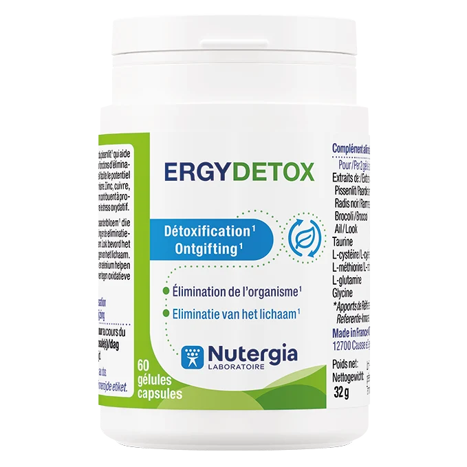Nutergia Ergydetox 60 capsules