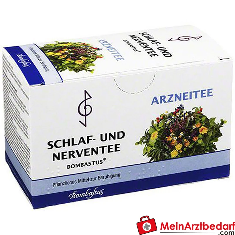 Bombastus Schlaf- und Nerventee N mit Baldrian, Melisse & Passionsblume Teebeutel 20 Beutel, 20 x 2 g