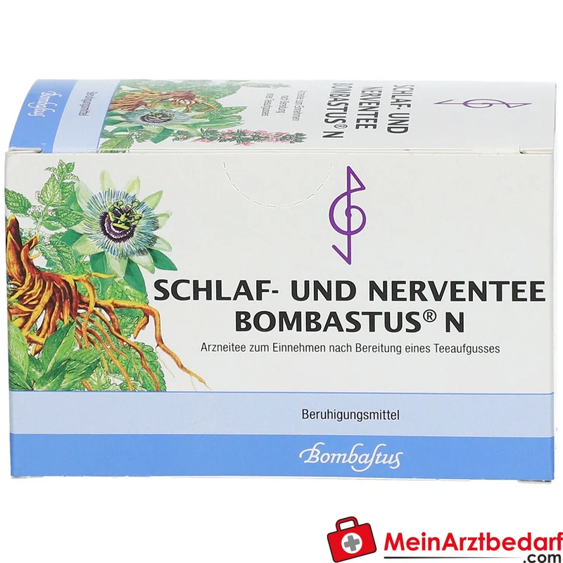 Bombastus Schlaf- und Nerventee N mit Baldrian, Melisse & Passionsblume Teebeutel 20 Beutel, 20 x 2 g