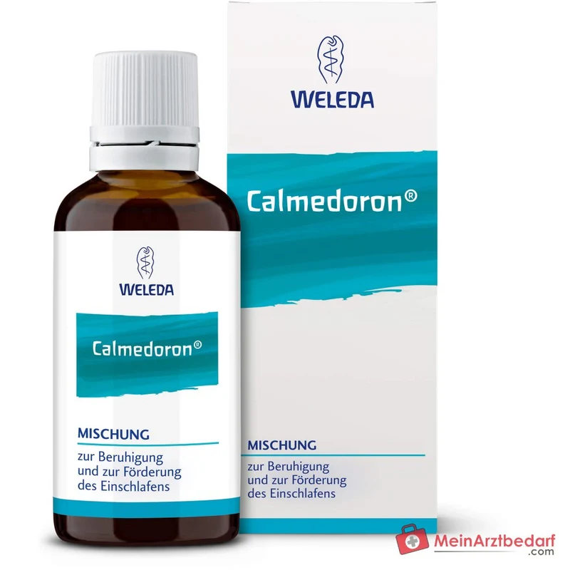 Calmedoron Mischung Baldrian-Hopfen-Passionsblume-Tropfen mit Coffea