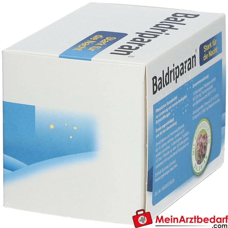 Baldriparan Stark für die Nacht Baldrianwurzel-Trockenextrakt 441,35 mg Dragees 120 St.