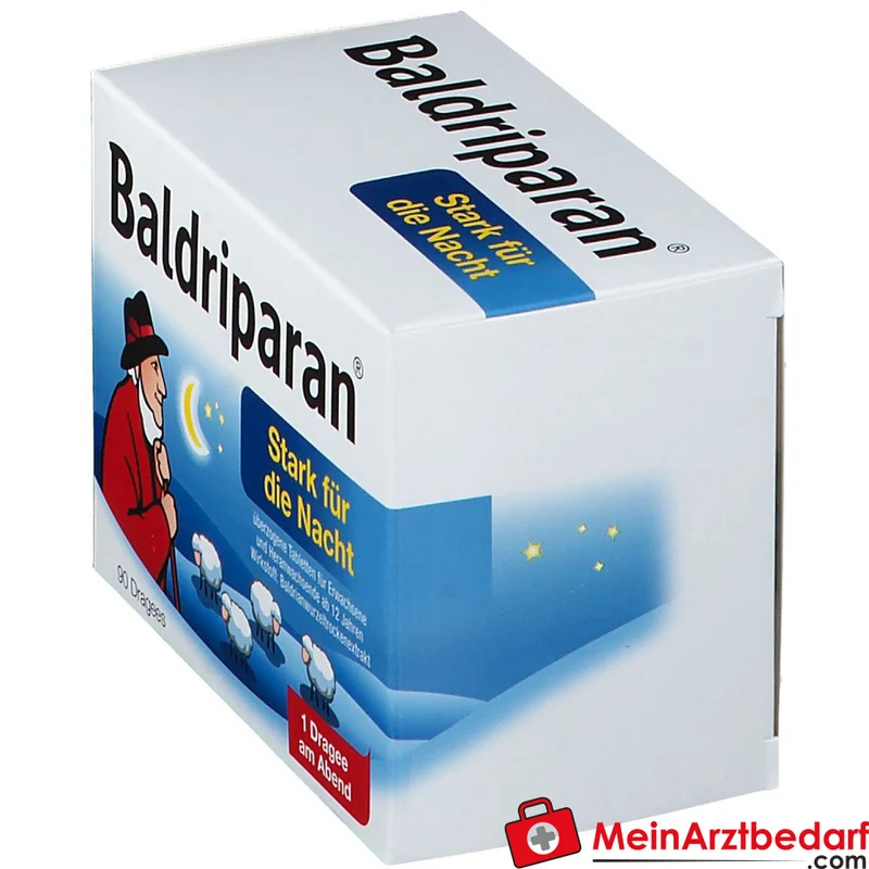 Baldriparan Stark für die Nacht 441,35 mg Baldrianwurzel‑Trockenextrakt Dragees