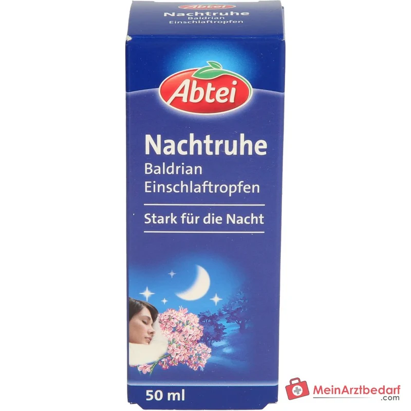 Abtei Nachtruhe Baldrian Einschlaftropfen Baldriantinktur Tropfen, 50 ml