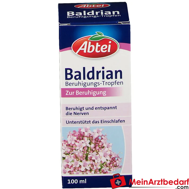 Abtei Baldrian Beruhigungs-Tropfen Baldrianwurzel-Tinktur Tropfen, 100 ml