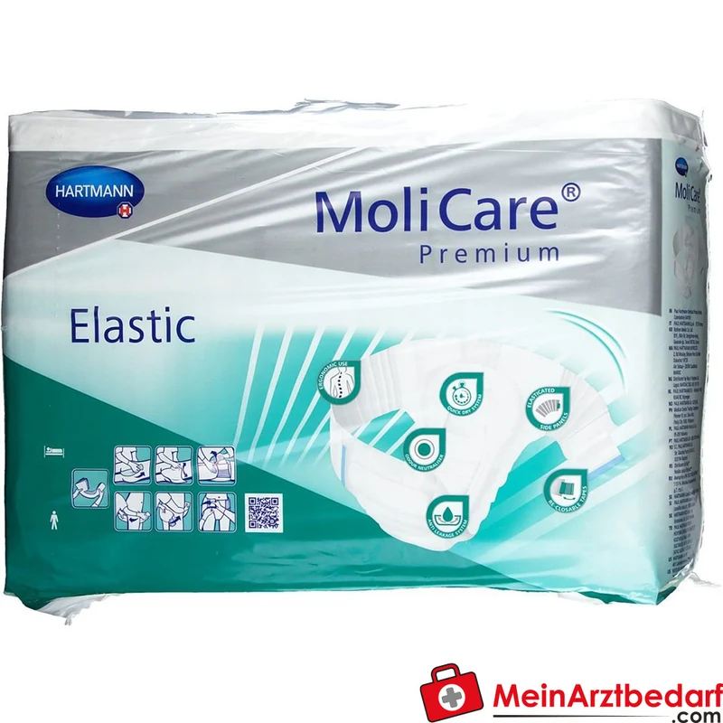 MoliCare Premium Elastic 5 Tropfen Inkontinenz-Slip Größe M (85–120 cm)