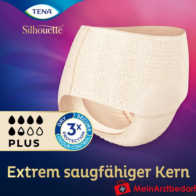 TENA Silhouette Plus Crème Inkontinenz-Pants Gr. L Einweghose