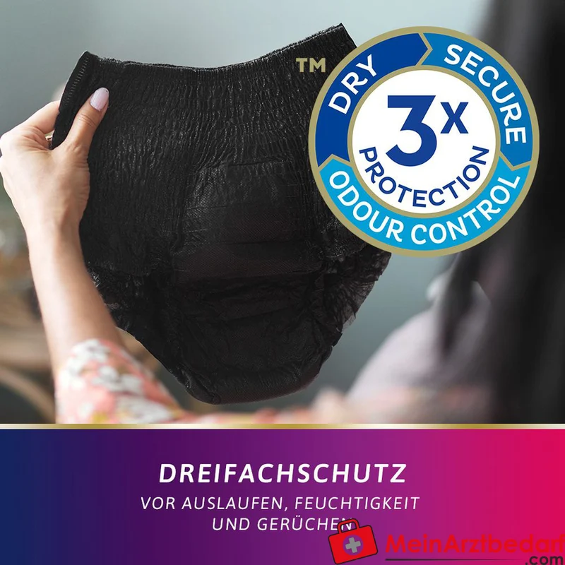 TENA Silhouette Plus Noir L Inkontinenz-Pants Damen taillenhoch