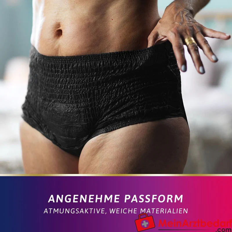 TENA Silhouette Plus Noir L Inkontinenz-Pants Damen taillenhoch