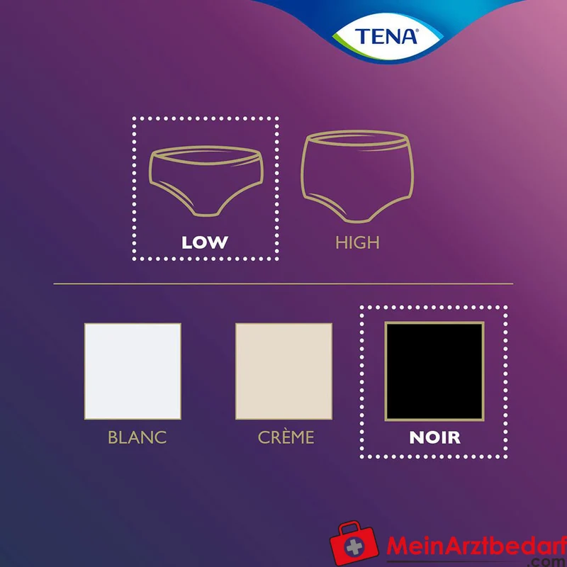 TENA Silhouette Normal Noir Inkontinenz-Pants M hüfthoch, Damen