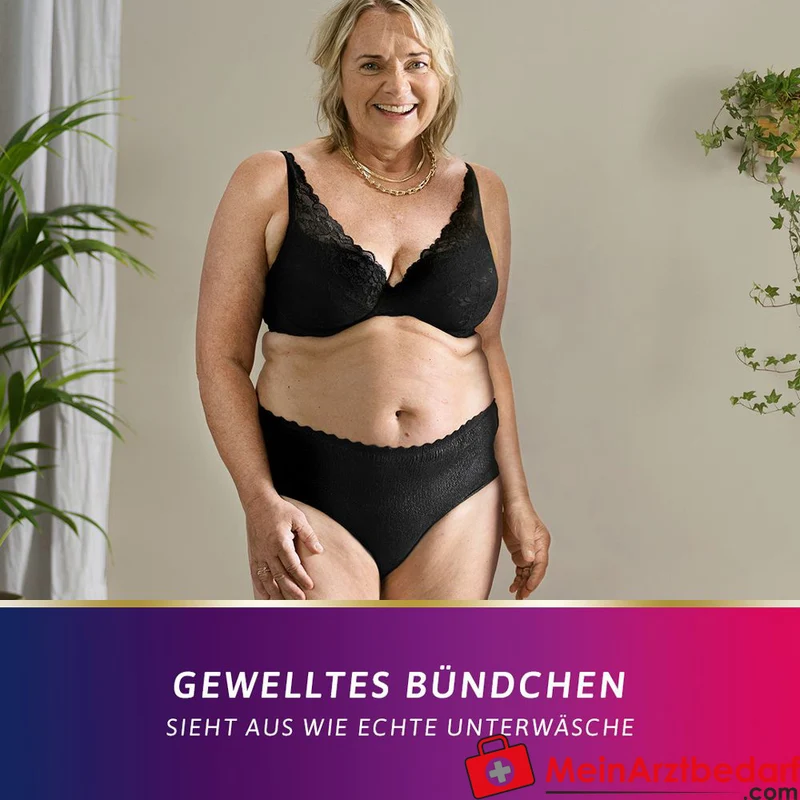 TENA Silhouette Normal Noir Inkontinenz-Pants L mittlere Saugkraft
