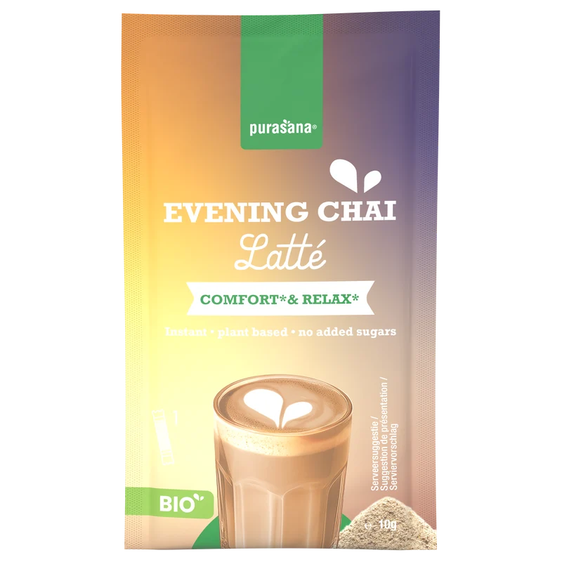 Purasana Latte chai evening bio 60 gram
