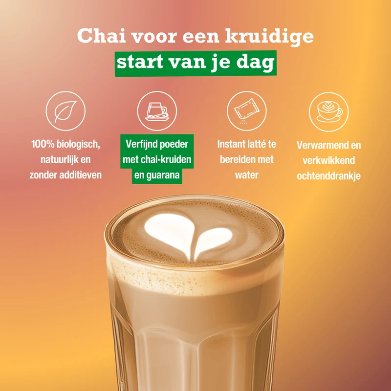 Purasana Latte chai morning bio 60 gram