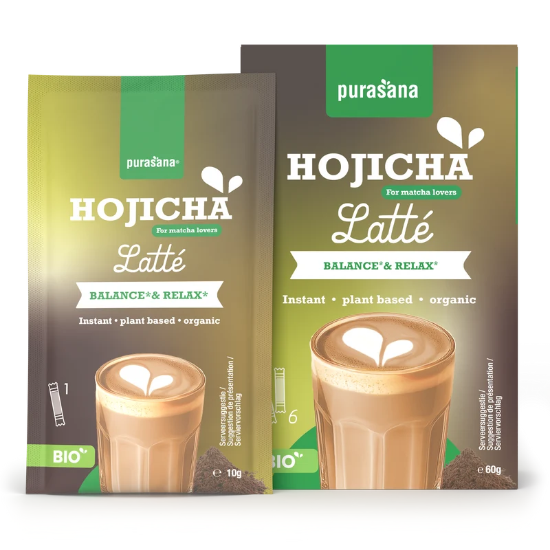 Purasana Latte hojicha bio 60 gram