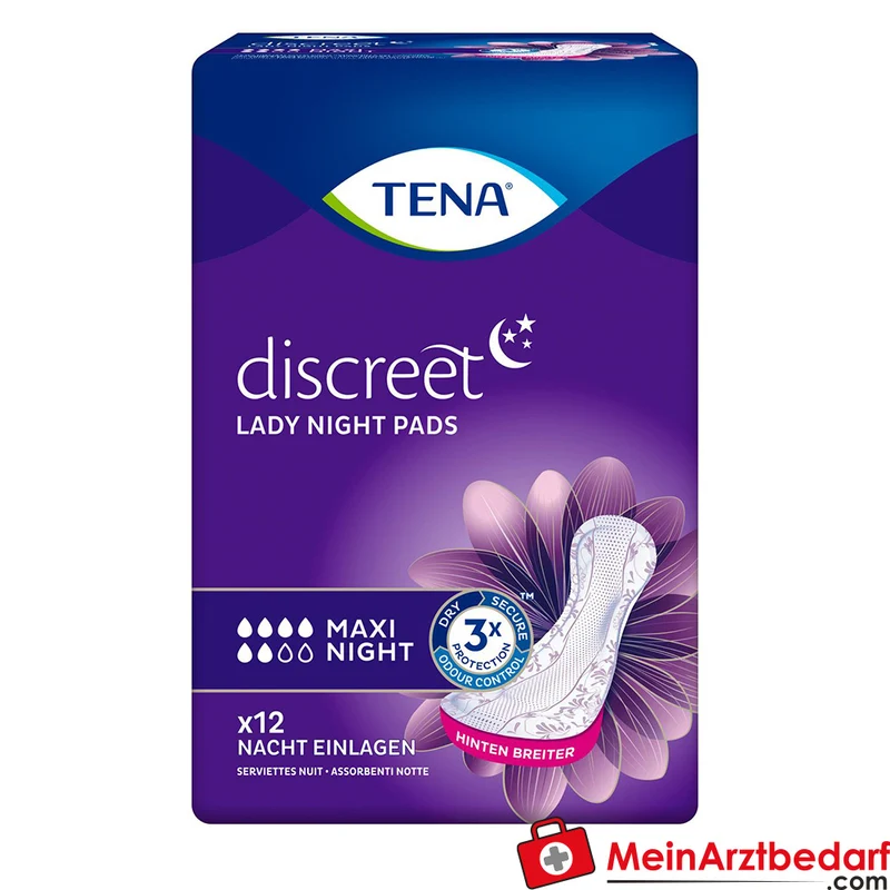 TENA Lady Maxi Night Inkontinenz-Einlagen extra lang einzeln verpackt