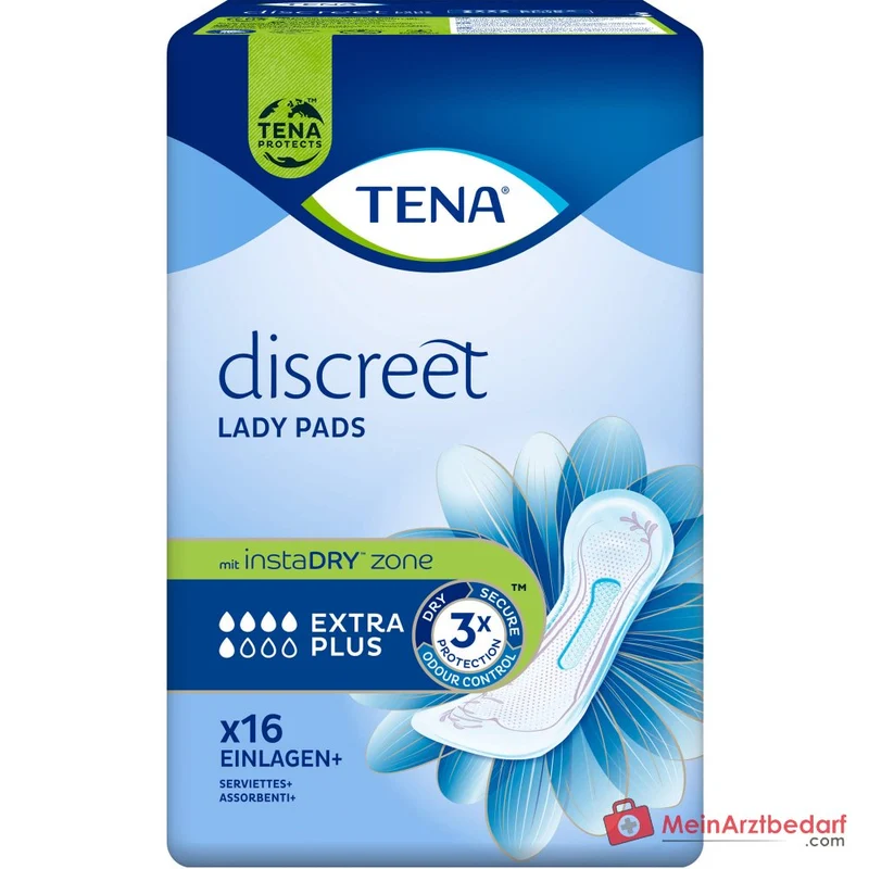 Tena Lady Discreet Extra Plus Inkontinenzeinlagen, 96 Stück