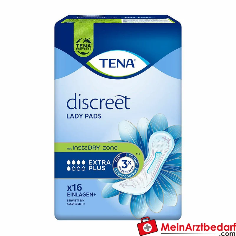 Tena Lady Discreet Extra Plus Inkontinenzeinlagen, 96 Stück