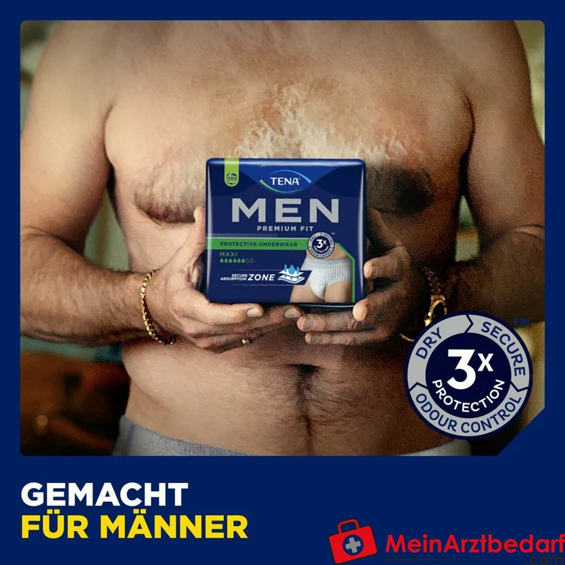 TENA Men Premium Fit Pants Maxi Einweghosen L/XL 40 Stück (4x10)