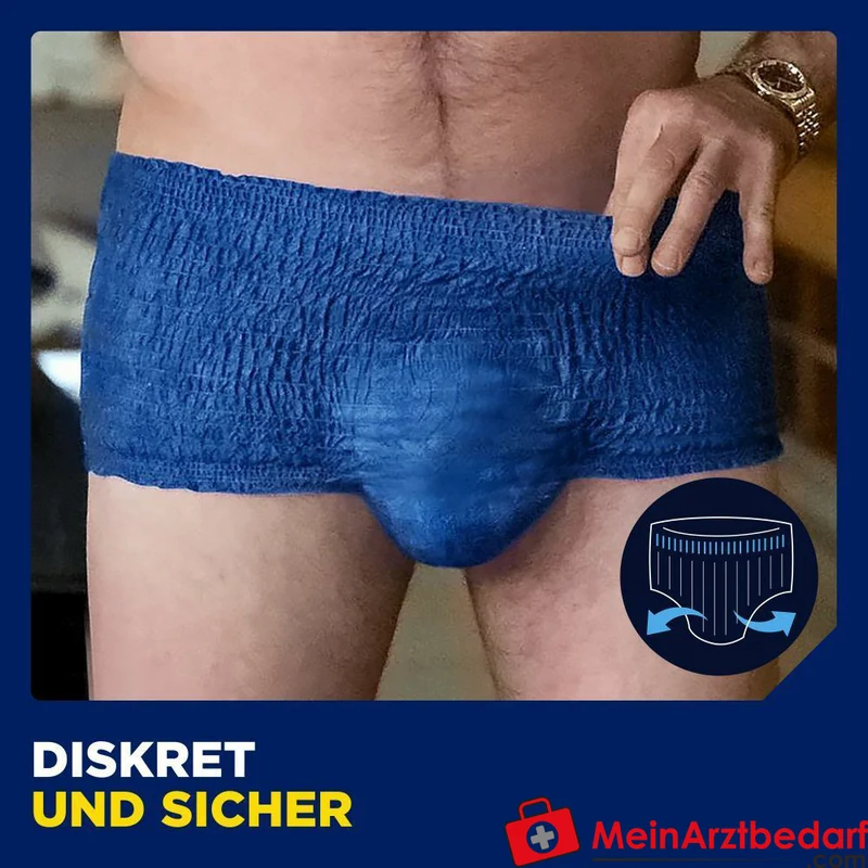 TENA Men Active Fit Pants Plus Saugstärke 5,5 Einmalhosen L/XL blau