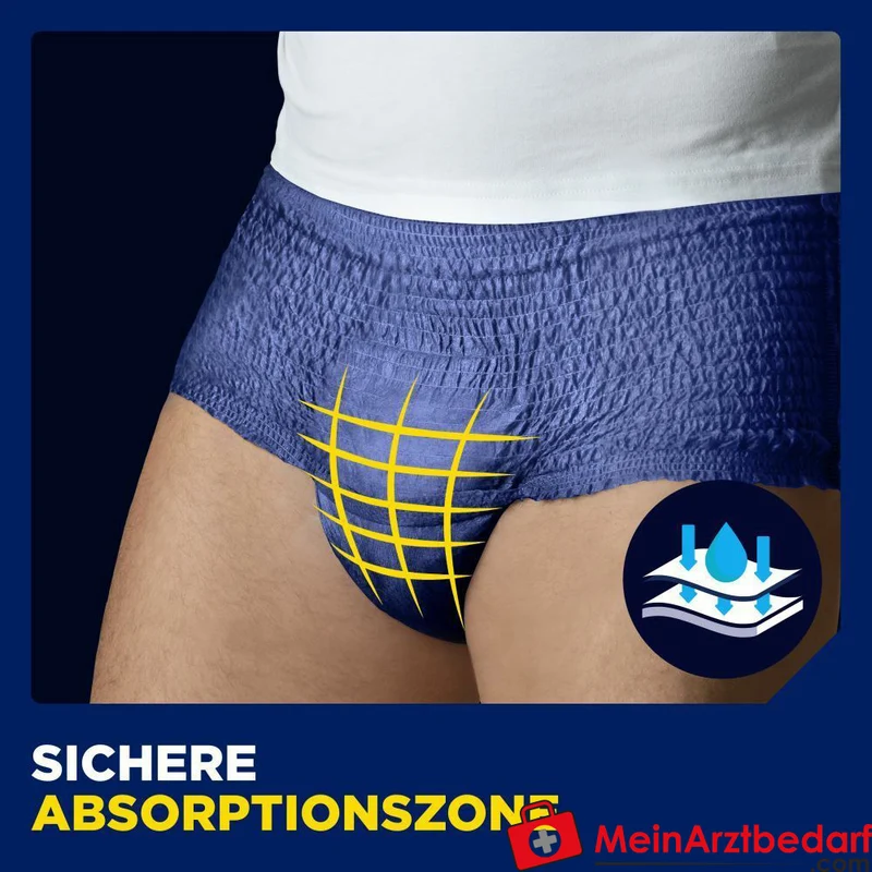 TENA Men Active Fit Pants Plus Saugstärke 5,5 Einmalhosen L/XL blau