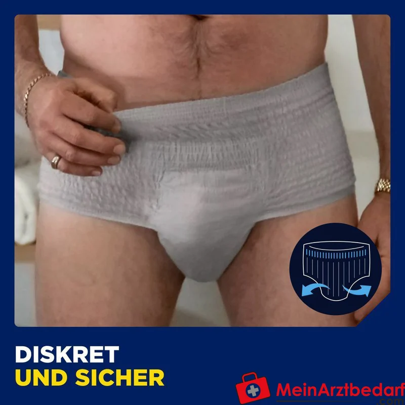 TENA Men Active Fit Pants Normal Einweg-Pants S/M grau