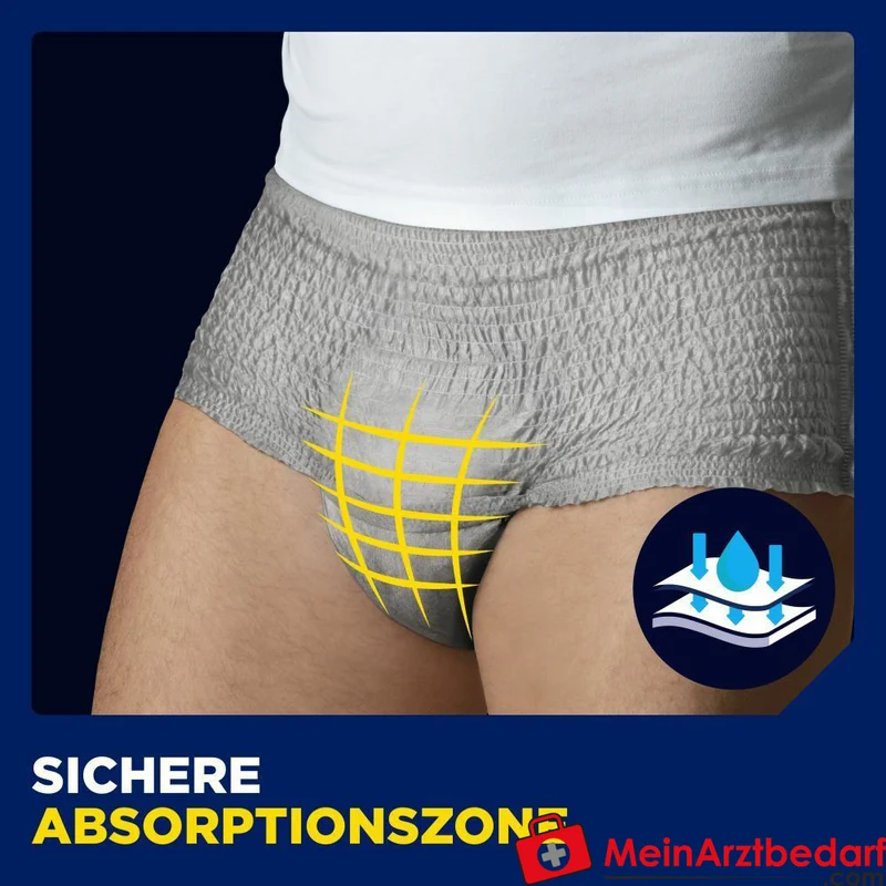 TENA Men Active Fit Pants Normal Einweg-Unterwäsche L/XL grau
