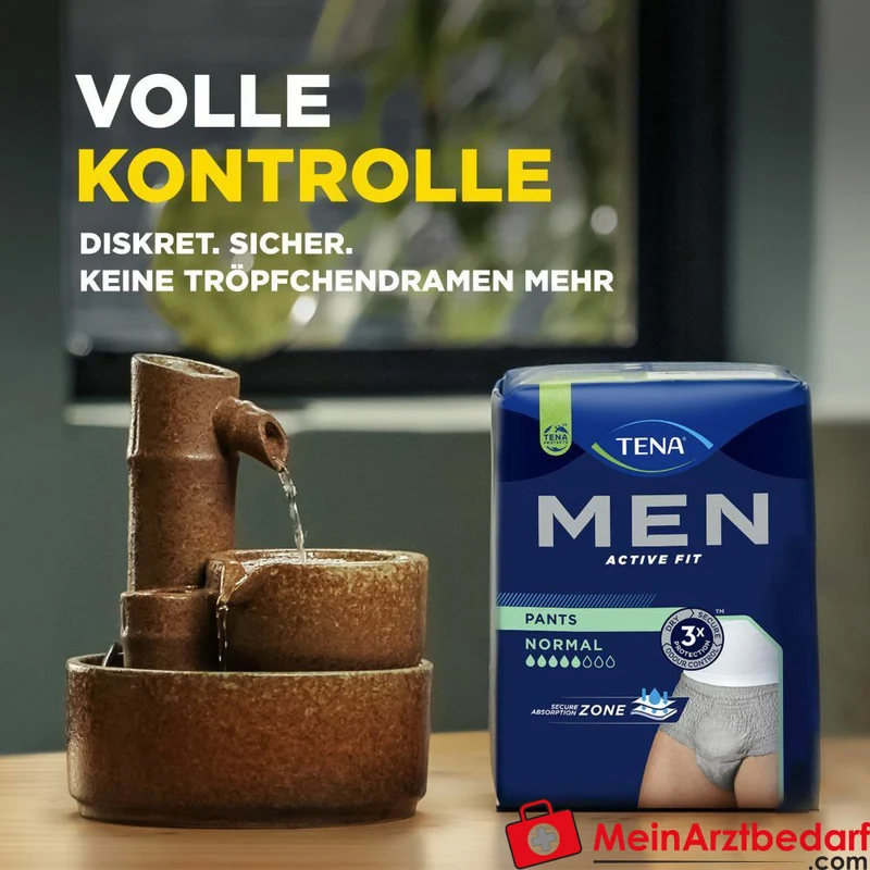 TENA Men Active Fit Pants Normal Einweg-Unterwäsche L/XL grau