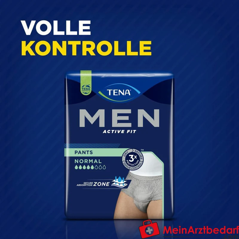 TENA Men Active Fit Pants Normal Einweg-Unterwäsche L/XL grau