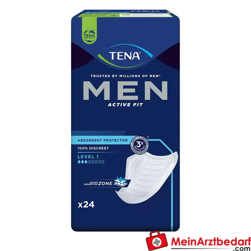 TENA Men Active Fit Level 1 Einlage für Männer einzeln verpackt