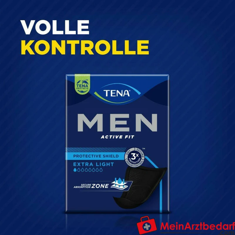Tena Men Act Fit Level 0 Einlagen 3 mm schwarz einzeln verpackt