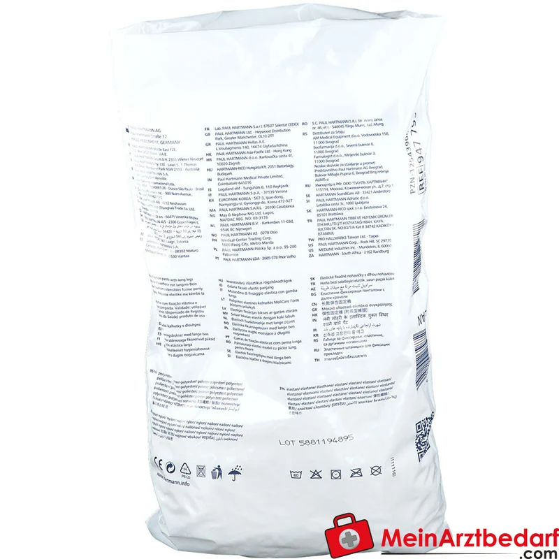 MoliCare Fixpants long leg Fixhose Inkontinenz Gr. XXL waschbar bis 50x 60°C mit Nässeindikator