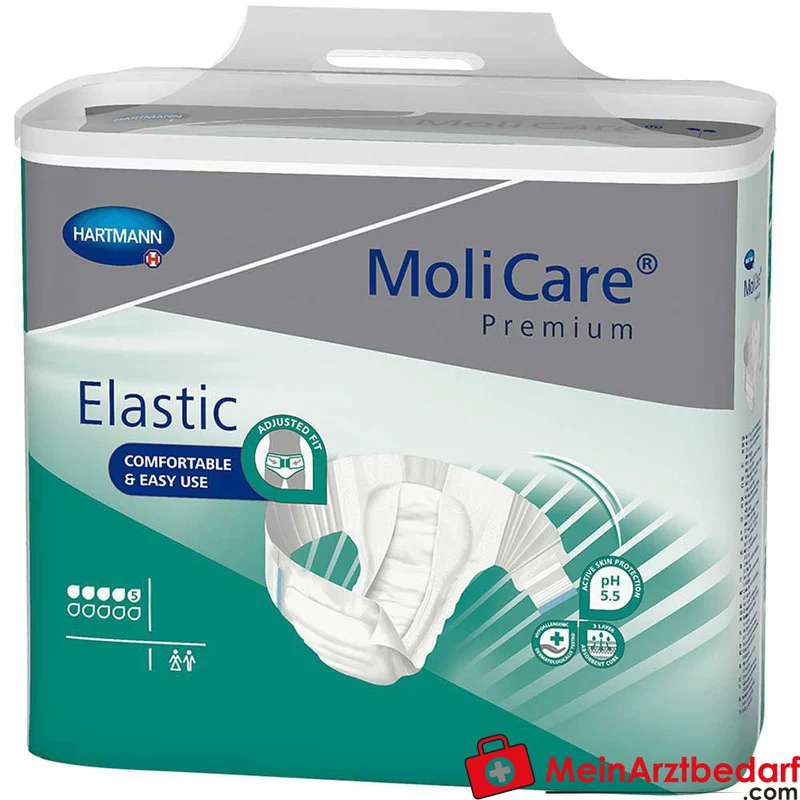 MoliCare Premium Elastic Inkontinenz-Slip 5 Tropfen Größe L 30 Stück
