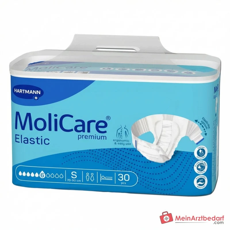 MoliCare Premium Elastic Inkontinenz-Slip 5 Tropfen Größe L 30 Stück