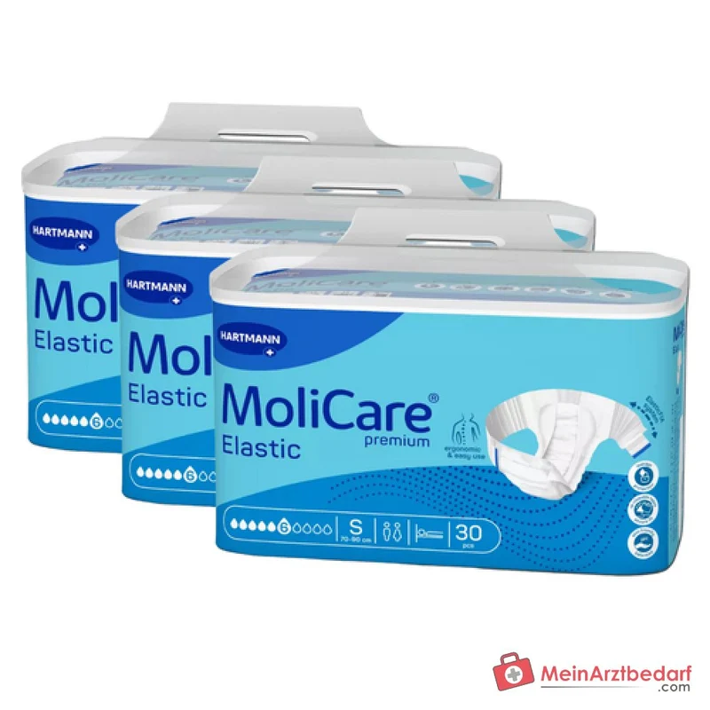 MoliCare Premium Elastic Inkontinenz-Slip 5 Tropfen Größe L 30 Stück