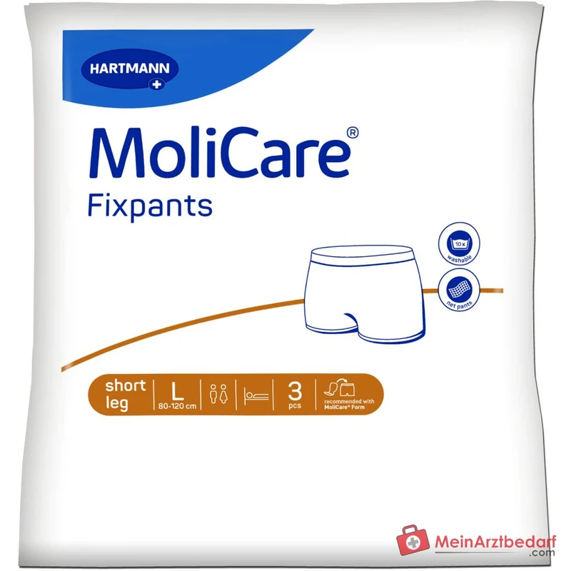 MoliCare® Fixpants short leg Netzhose Gr. L (80–120 cm) unsteriles Medizinprodukt Klasse I