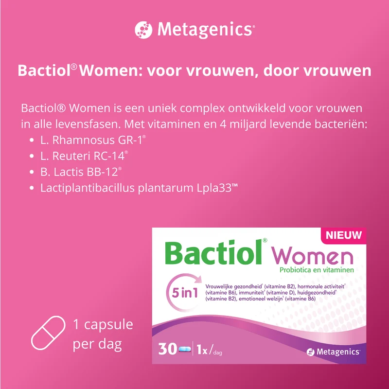 Metagenics Bactiol women 30 capsules