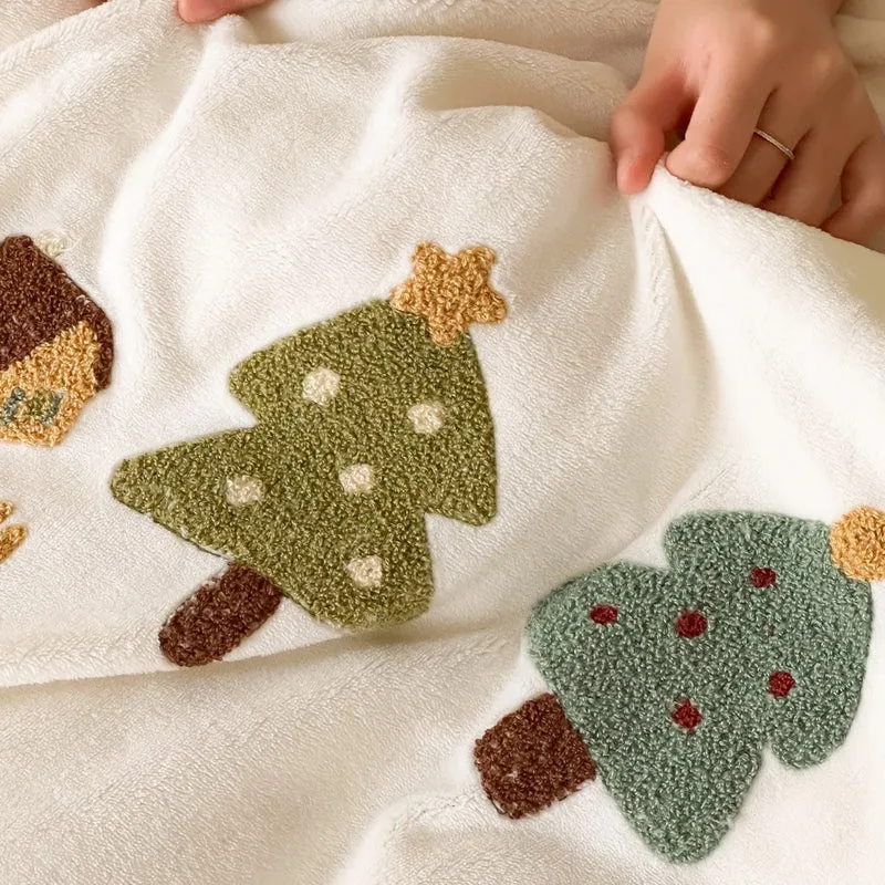 Bettwäsche-Set mit bestickten Cupcake-Motiven und weicher Baumwollmischung