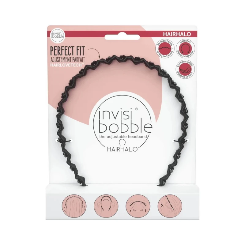 invisibobble hair halo true dark sparkle