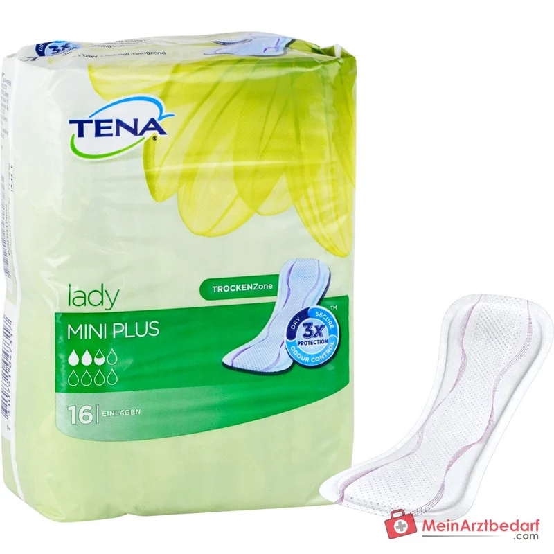 TENA Lady Mini Plus Inkontinenz-Einlagen 160 Stück (10×16)
