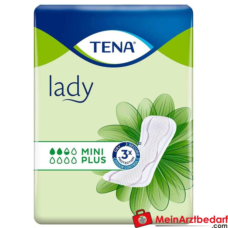 TENA Lady Mini Plus Inkontinenz-Einlagen 160 Stück (10×16)