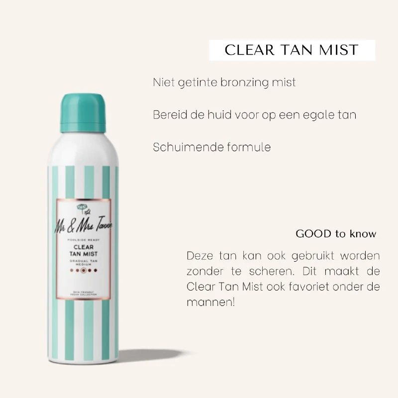 Mr & Mrs Tannie Poolside Ready Clear Tan Mist