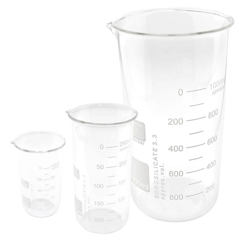 Teqler Becherglas hohe Form