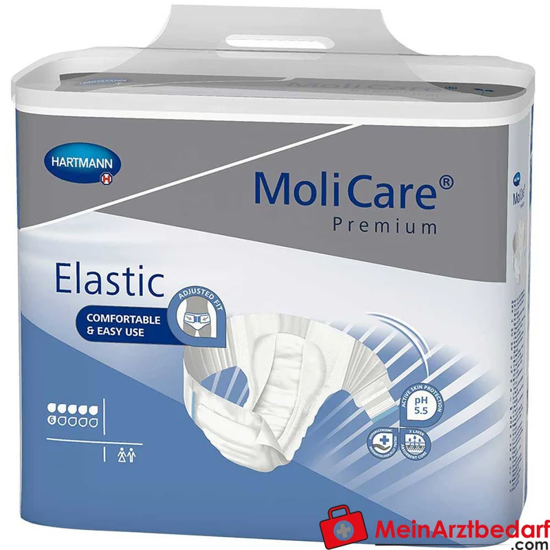MoliCare Premium Elastic Inkontinenz-Slip 6 Tropfen Größe S (70–90 cm)
