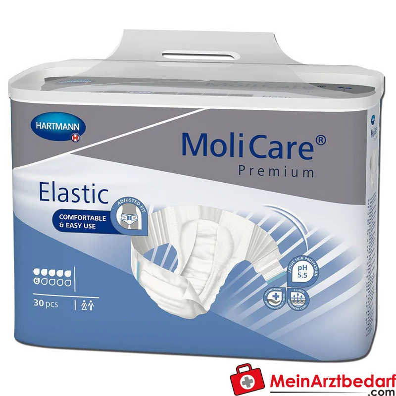 MoliCare Premium Elastic 6 Tropfen Inkontinenzslip Gr. L, 90 St.